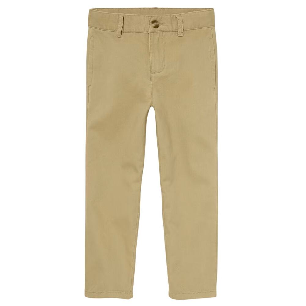 The Children’s Place Boys Uniform Stretch Straight Chino Pants in Flax, Size 10